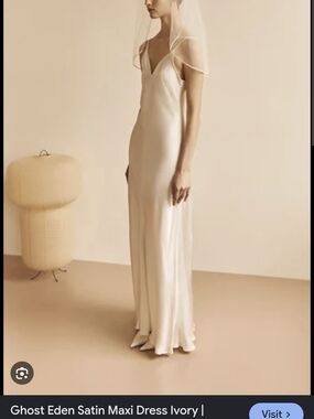 NWT Ghost London Eden Maxi Slip Dress L